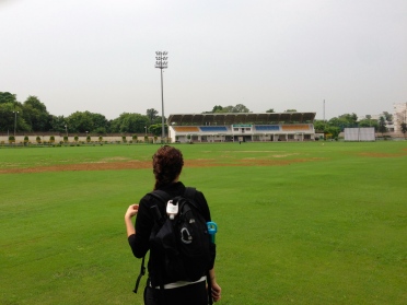 The Huuuuge Cricket Field in the Sports Complex