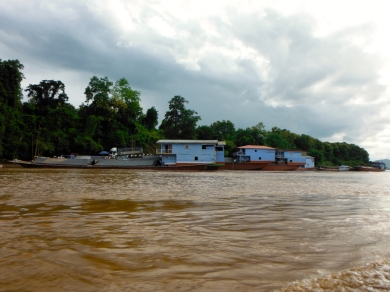 House Boats along the Mekong