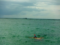 Adam Snorkelling at Salad Beach