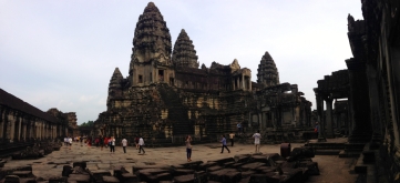 View of the Central Towers from the Second Level of Angkor Wat